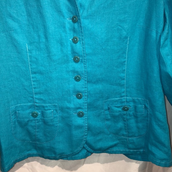 Talbots Irish Linen Jacket - Picture 4 of 5